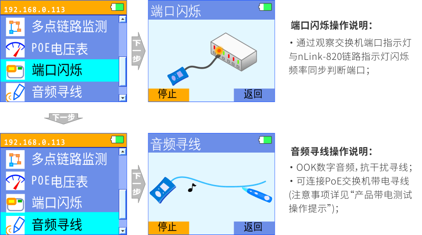 nLink-820 網(wǎng)絡(luò )鏈路測試儀